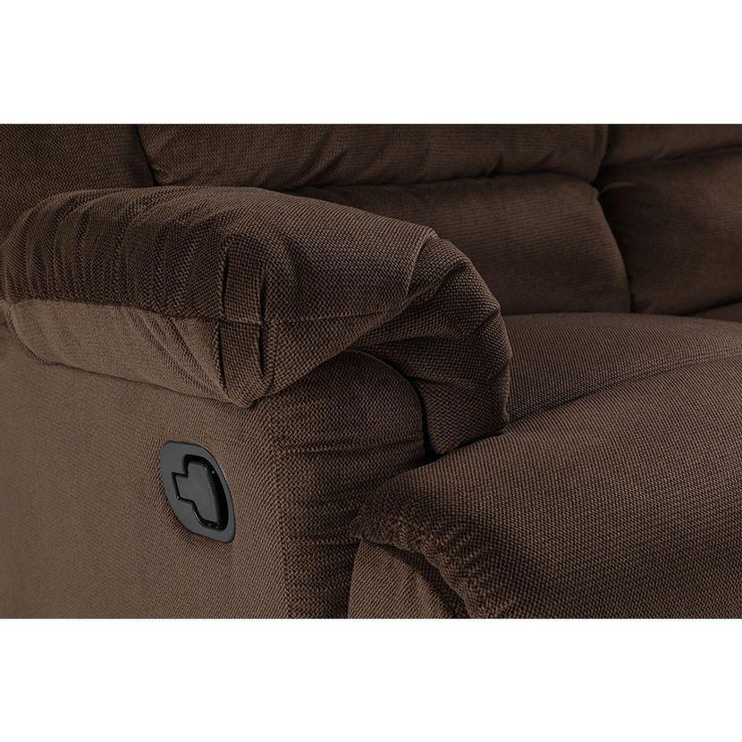 Sofá Reclinable Rosen Jarrie 2 Cuerpos Chex Manual Tela Café-2