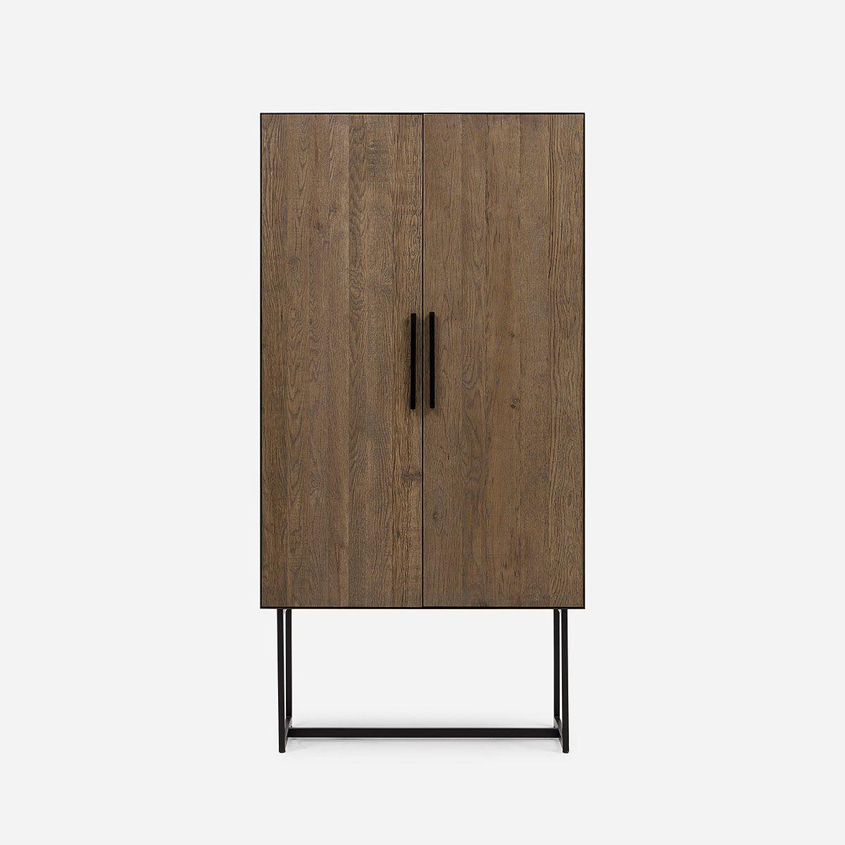 Estante Stanton 100 x 45 x 200 Marrón-3