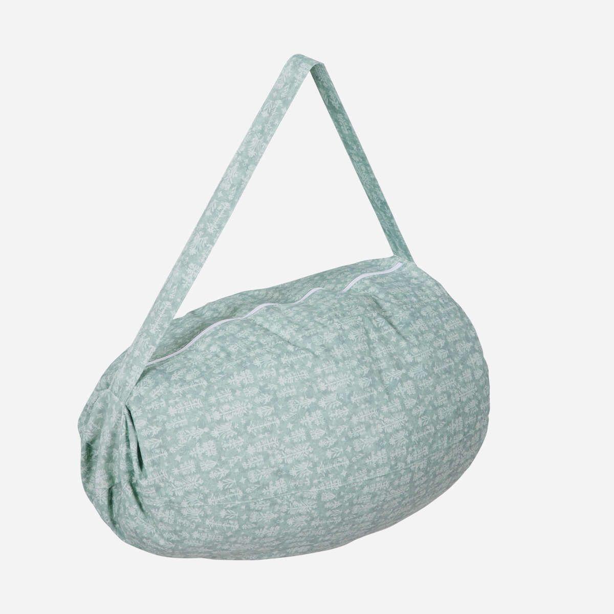 Sandbag Estampado Rosen Pera Froens Verde-1