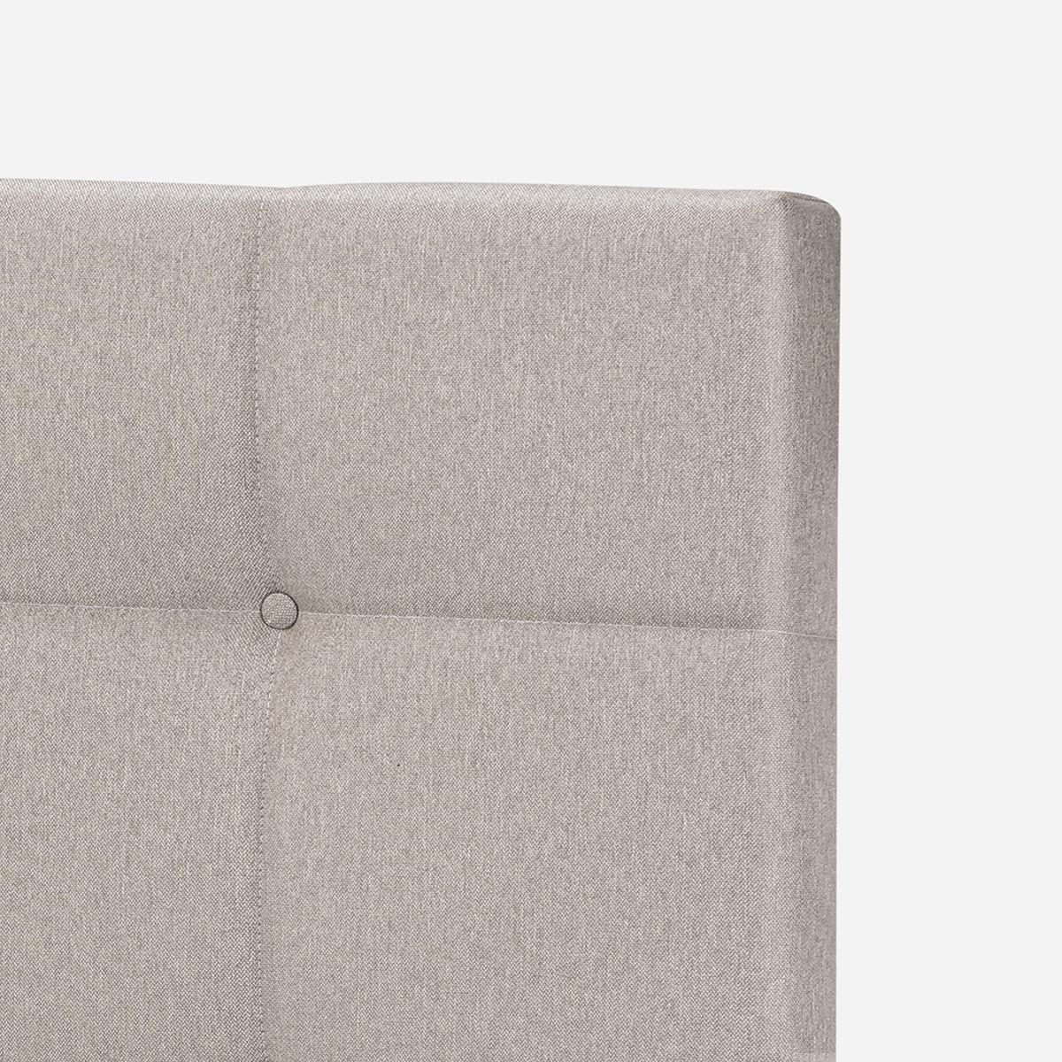 Cama Europea Neo Plus 2 Plazas 150x200+Respaldo Issey Beige-3
