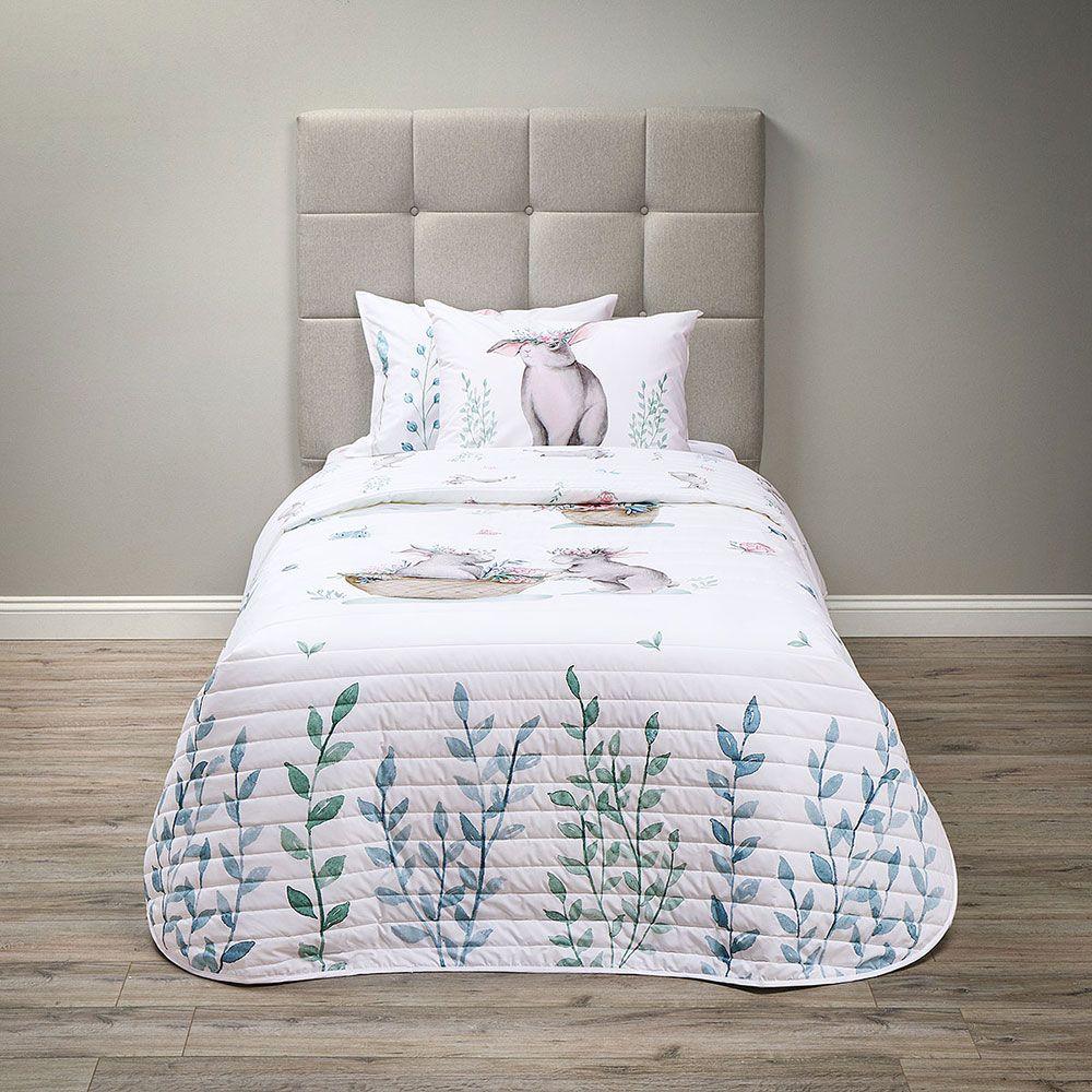 Cubrecama Botánico 1.5 Plazas-0