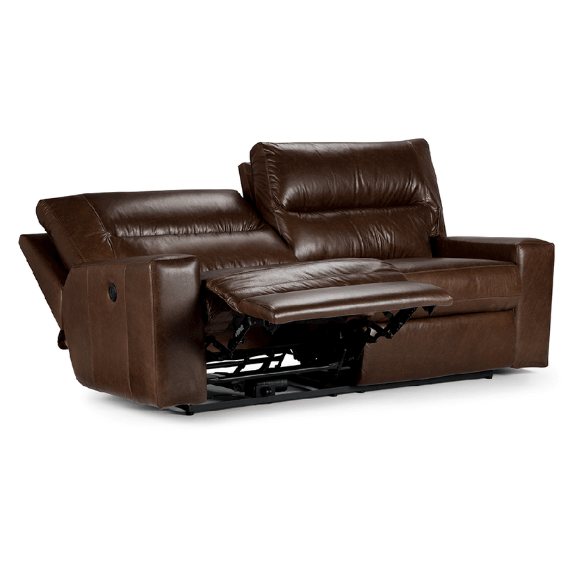 Sofá Reclinable Tolstoi 3 Cuerpos Cuero Scotland Chocolate-3