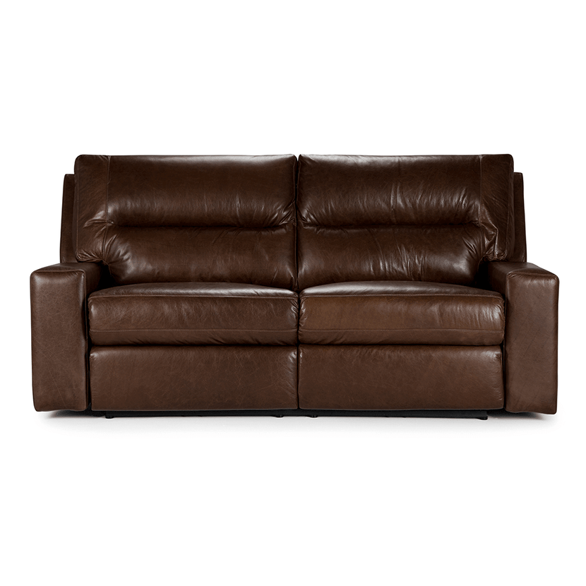 Sofá Reclinable Tolstoi 3 Cuerpos Cuero Scotland Chocolate-4