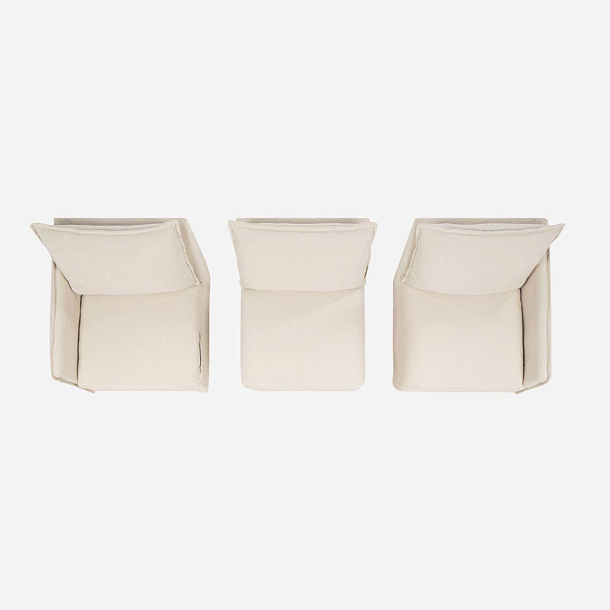 Sofá Modular Terra 3 Piezas Tela Crudo-8