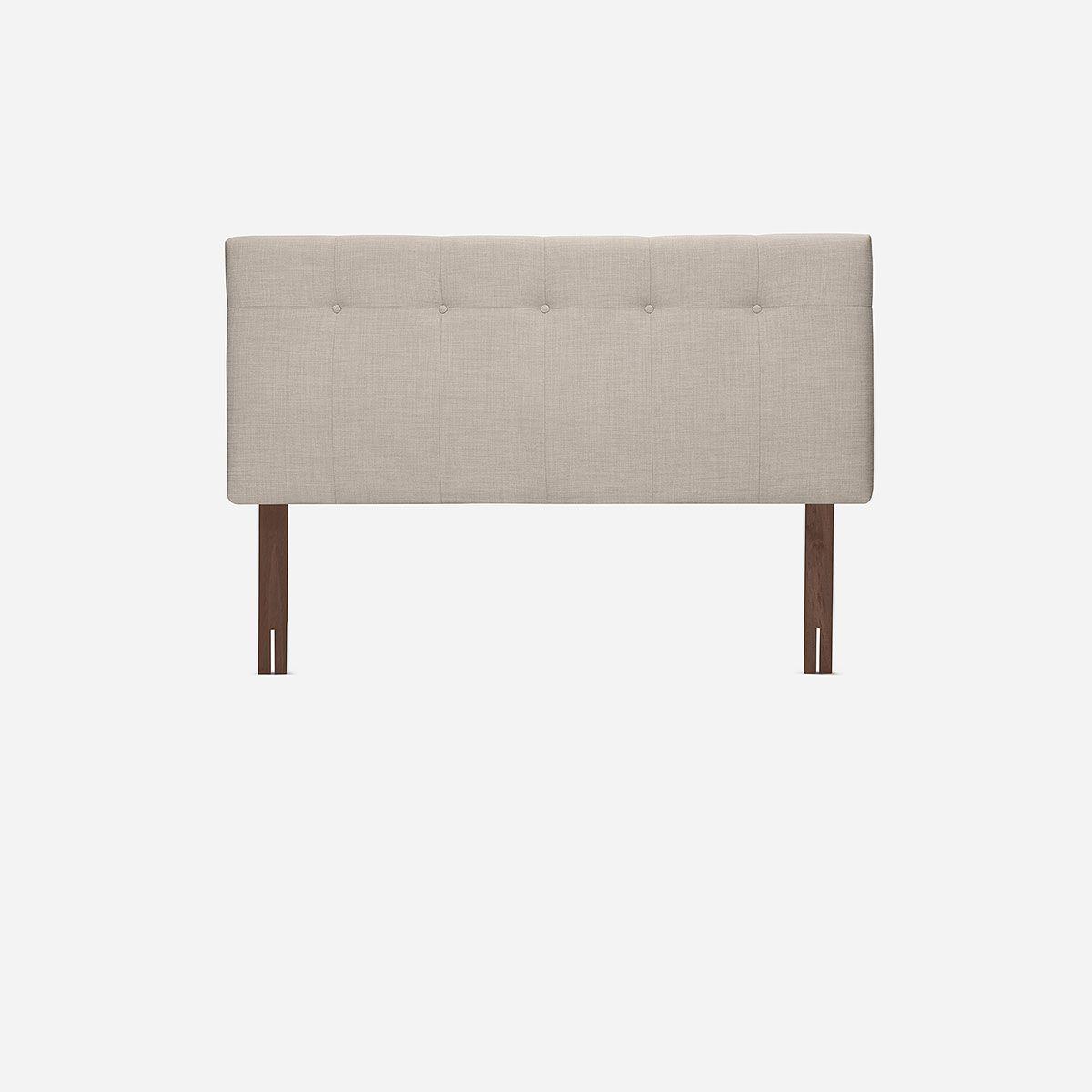 Cama Europea Neo Plus 2 Plazas + Respaldo New Bennet Natural-1