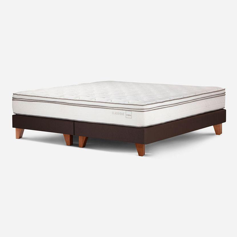 Cama Europea Rosen Classique+ 2 Plazas + Muebles Anna-2