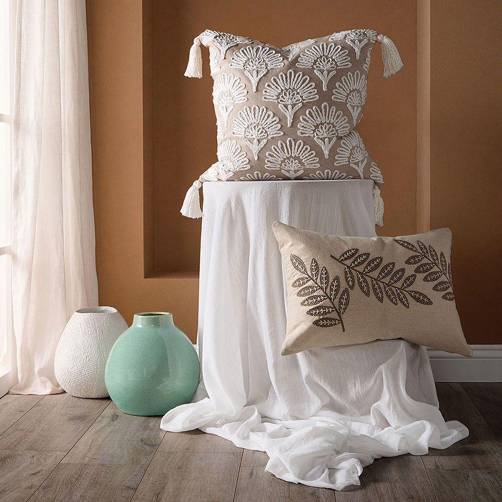 Funda Cojín Bordado Branna 50X50 cm-3