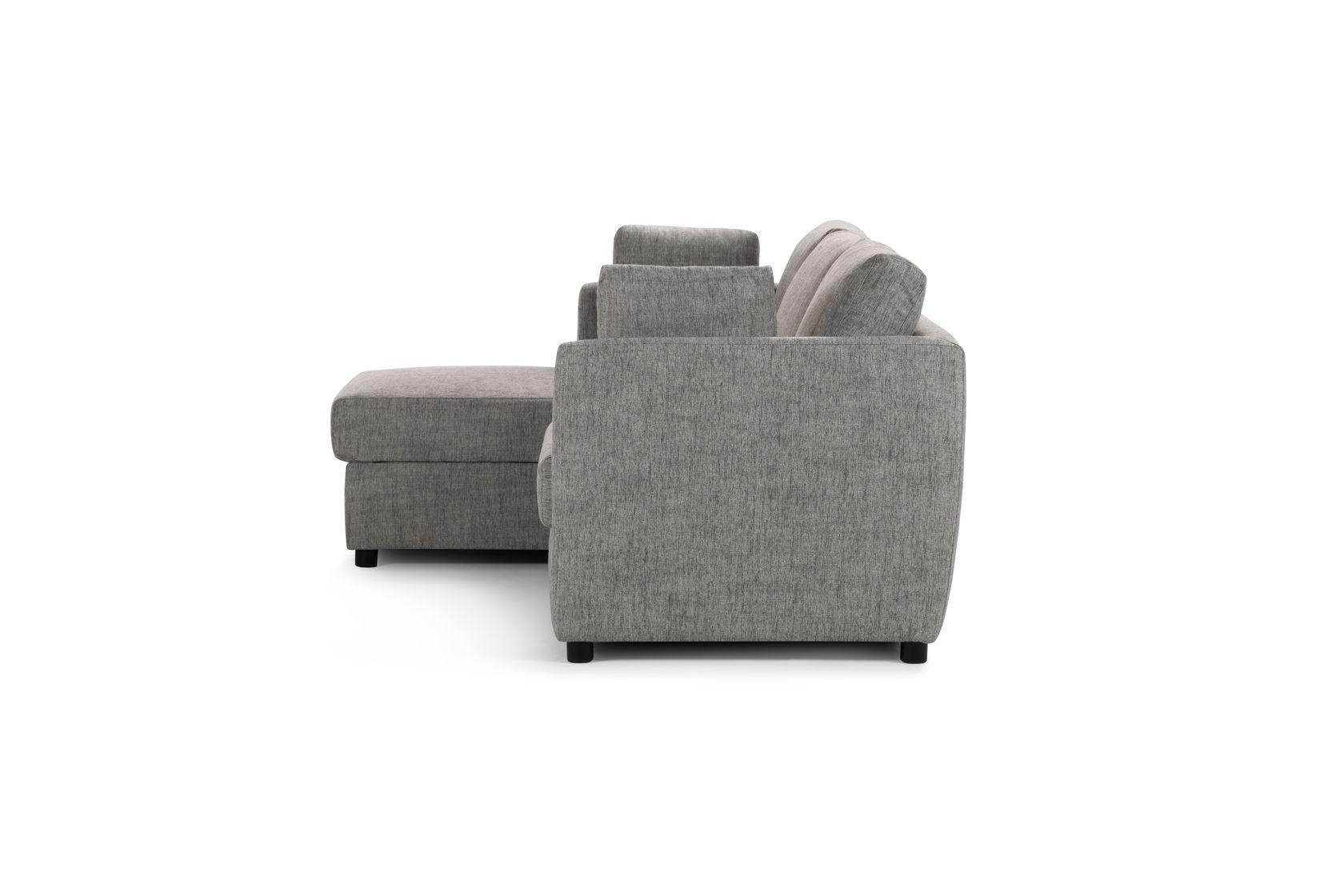 Sofá Seccional Cama Rosen Izquierdo Noah Tela Gris-7