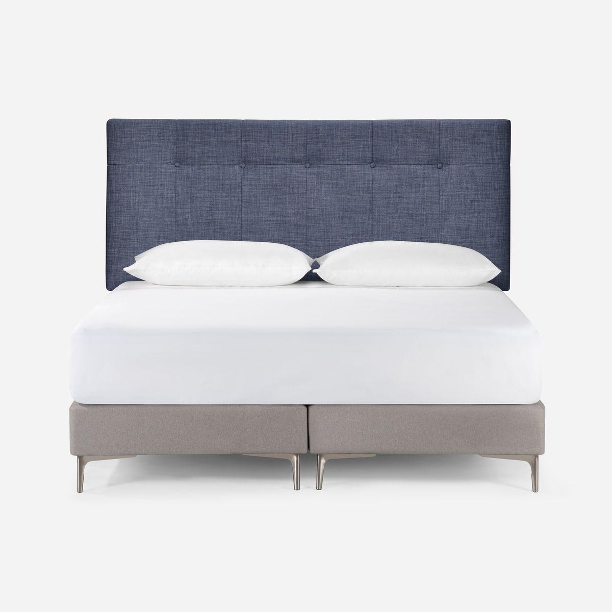Respaldo Rosen New Bennet 2 Plazas Tela Azul Denim-3