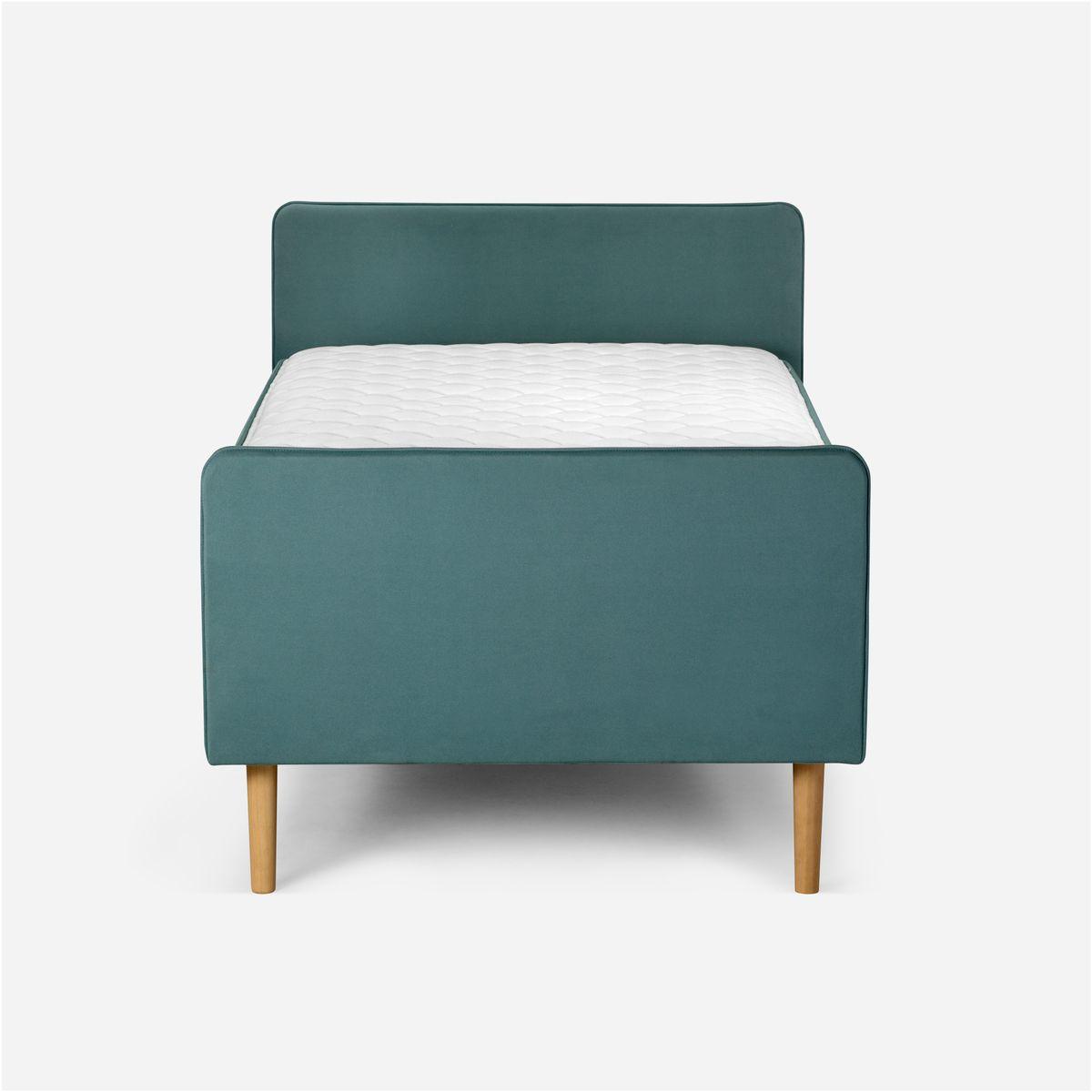Cama Europea Play 1,5 Plazas 110 x 208 cm Agua Marino-3
