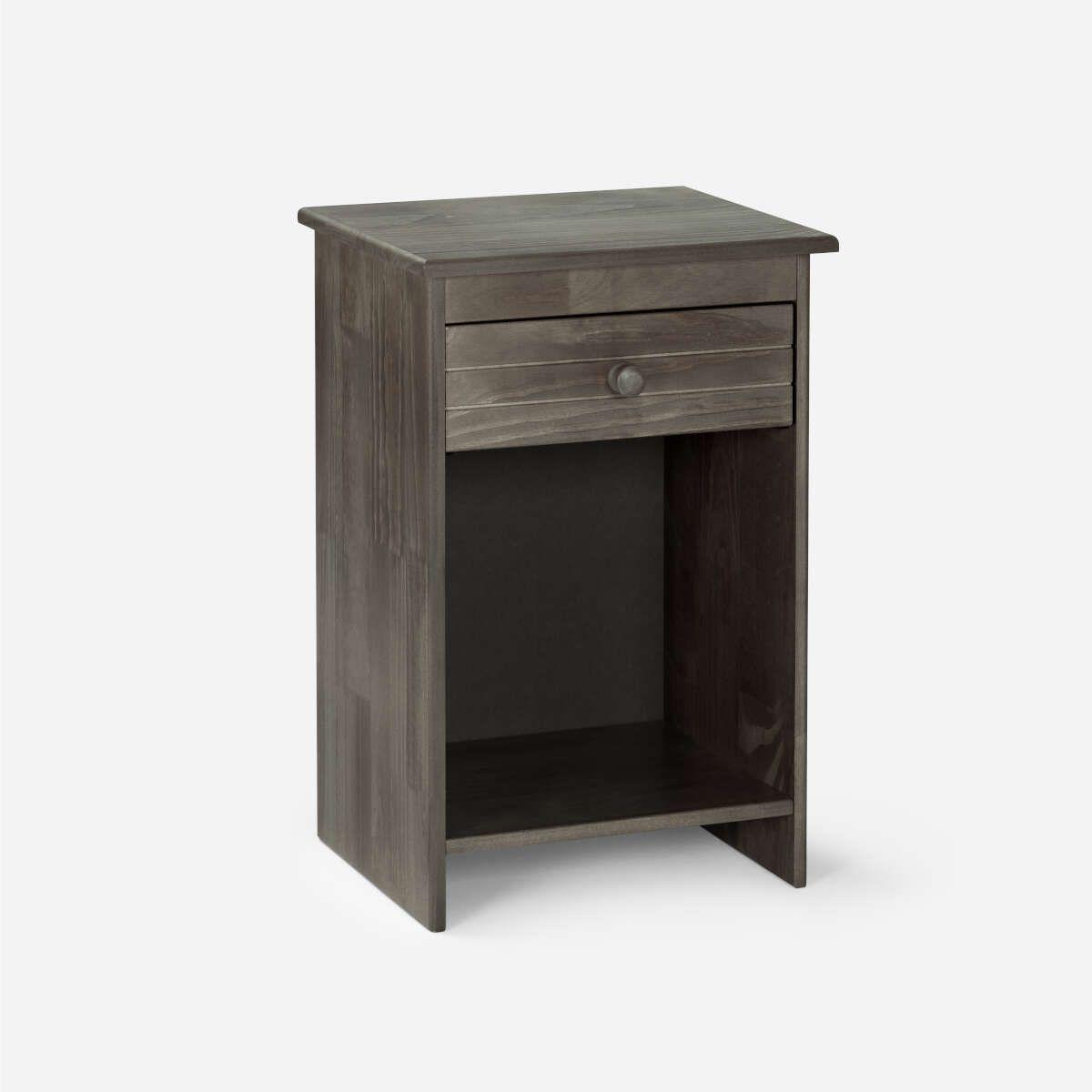 Cama Pratta 2 Plazas Pata Acero BN + Muebles Tabor Grafito-4