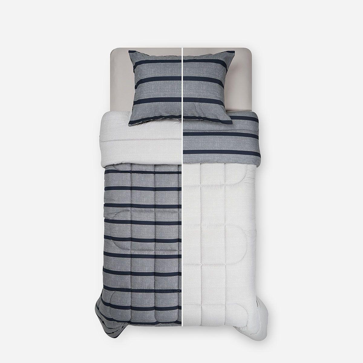 Plumón Soft Touch Alonso Black 1,5 Plazas-1