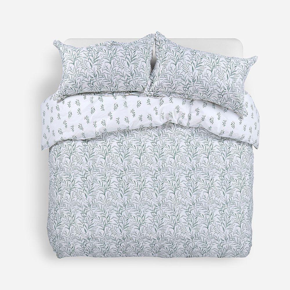Funda Plumón Algodón Reversible Estampada Capri 2 Plazas-0