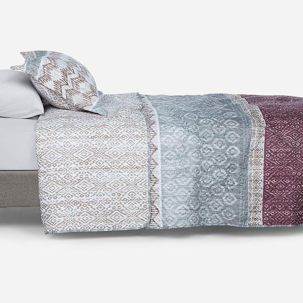 Quilt Estampado Reversible Orbis Multicolor 1,5 Plazas-3