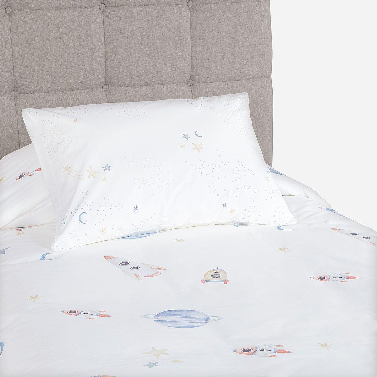 Funda Plumón Algodón Coleccion Kids Universo 1,5 Plazas-5
