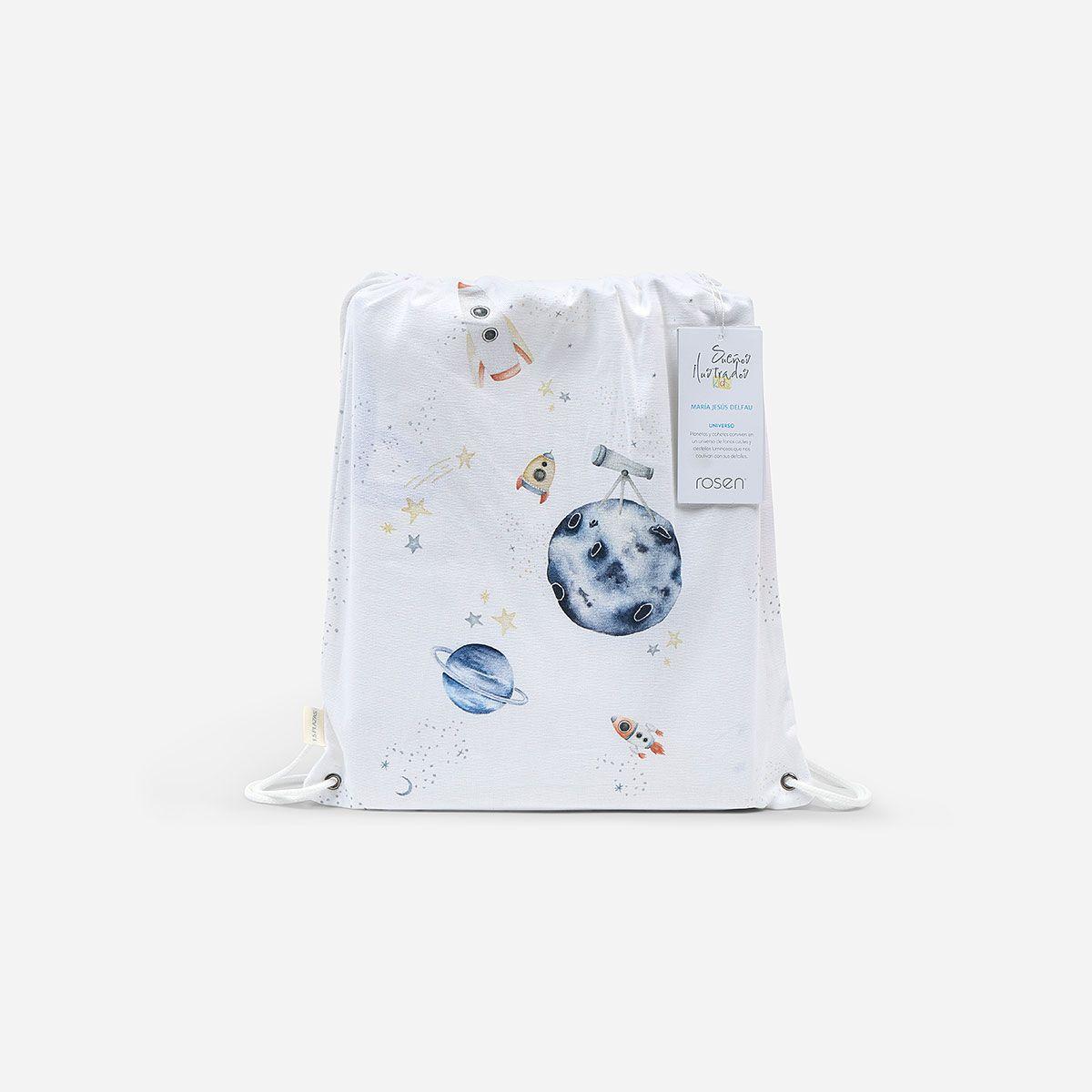Funda Plumón Algodón Coleccion Kids Universo 1,5 Plazas-5