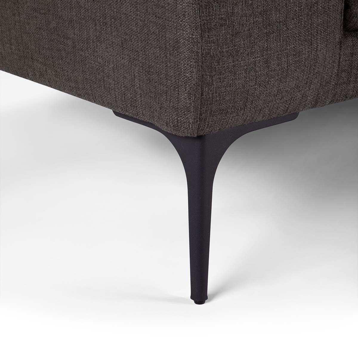 Sofá Rosen Barnes 3 Cuerpos Tela Charcoal-6
