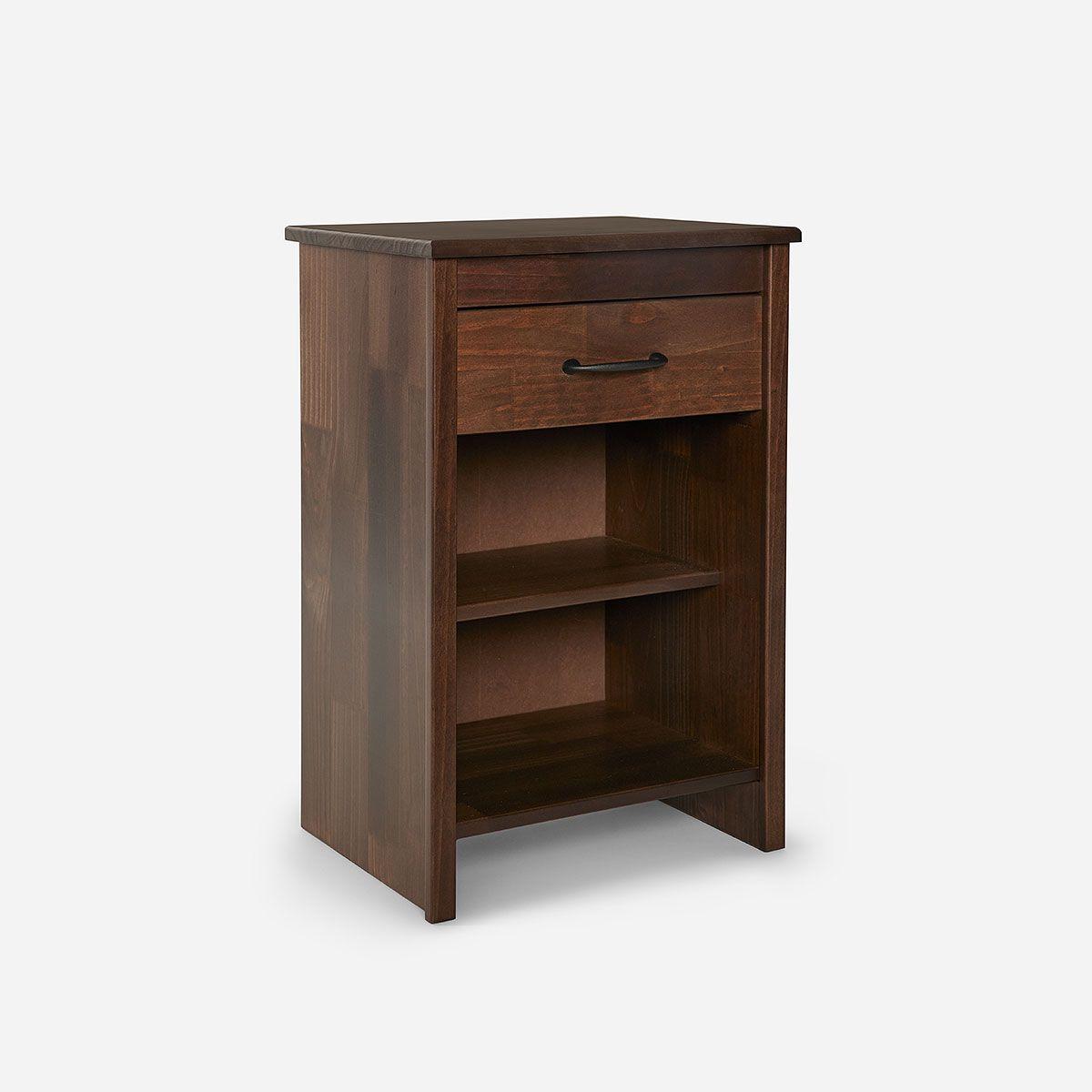 Cama Europea Neo Plus 2 Plazas+Respaldo N.B Natural+Velador-3