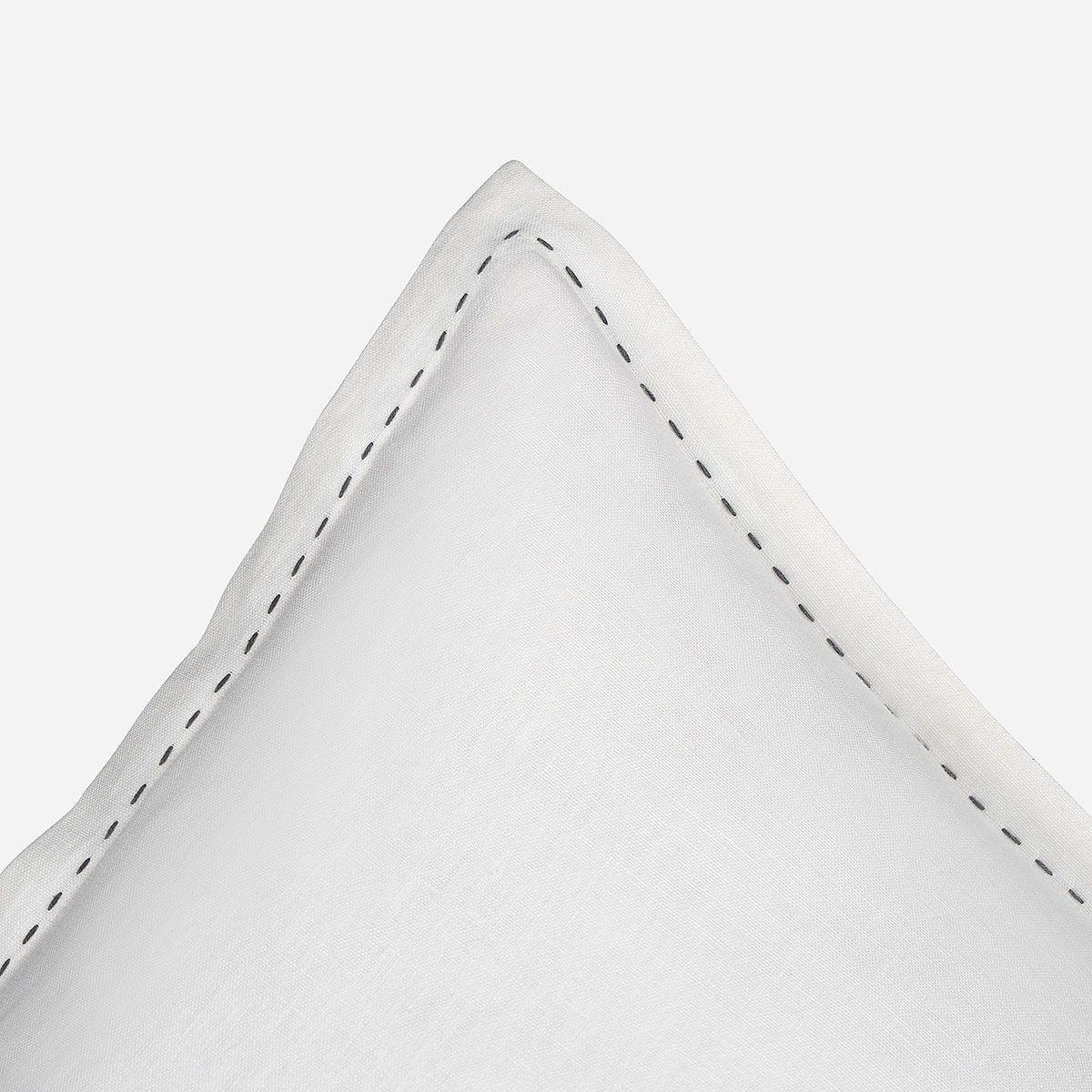 Funda de Cojín Froens Lino 60 x 40 cm Blanco Crudo-2