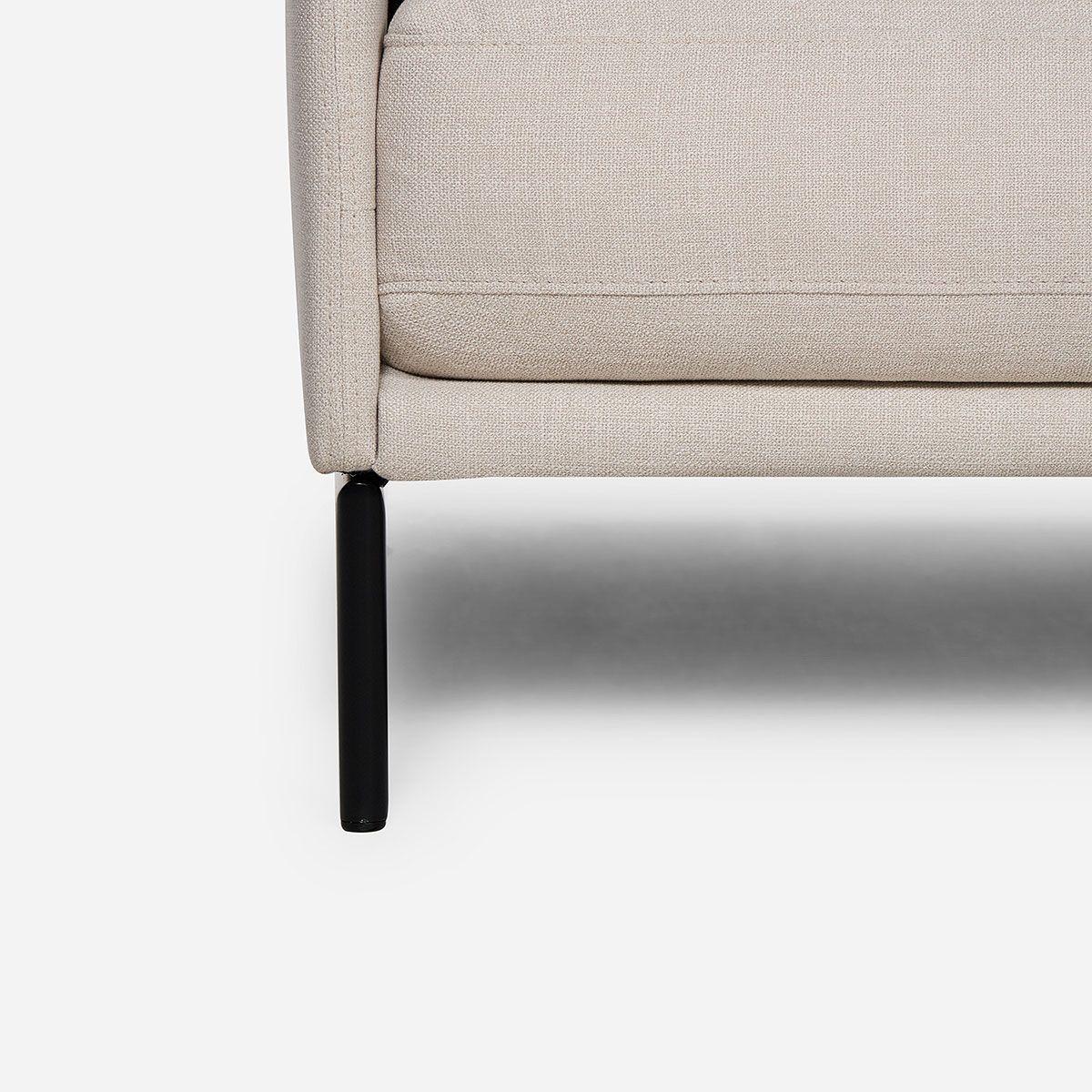 Sofá Rosen Thamova 3,5 Cuerpos Tela Beige-6