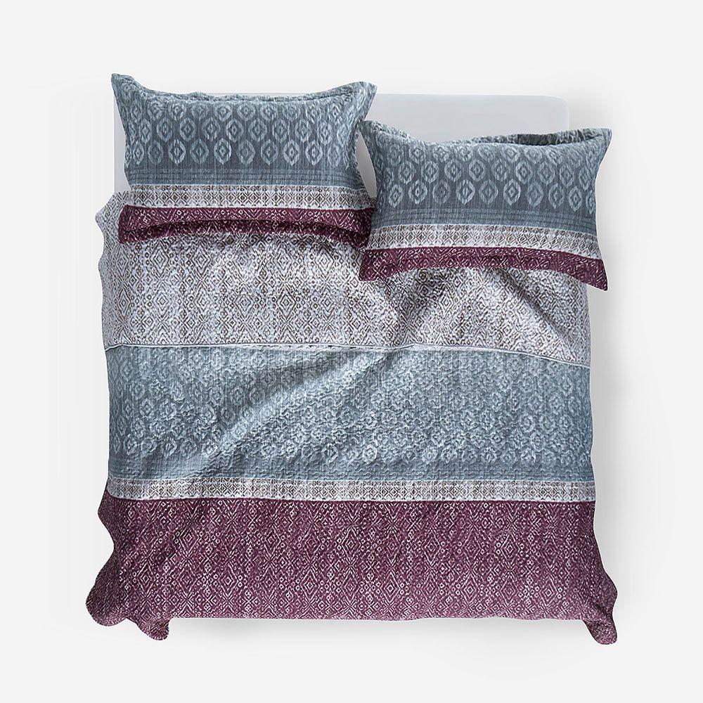 Quilt Estampado Reversible Orbis Multicolor 2 Plazas-0