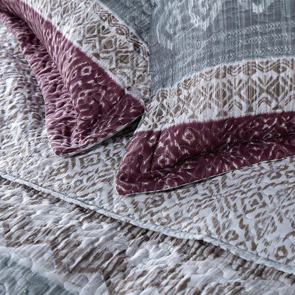 Quilt Estampado Reversible Orbis Multicolor 2 Plazas-4