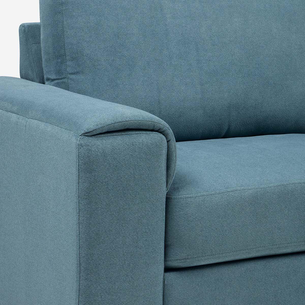 Sofá Rosen Robleda 3 Cuerpos Tela Denim-5