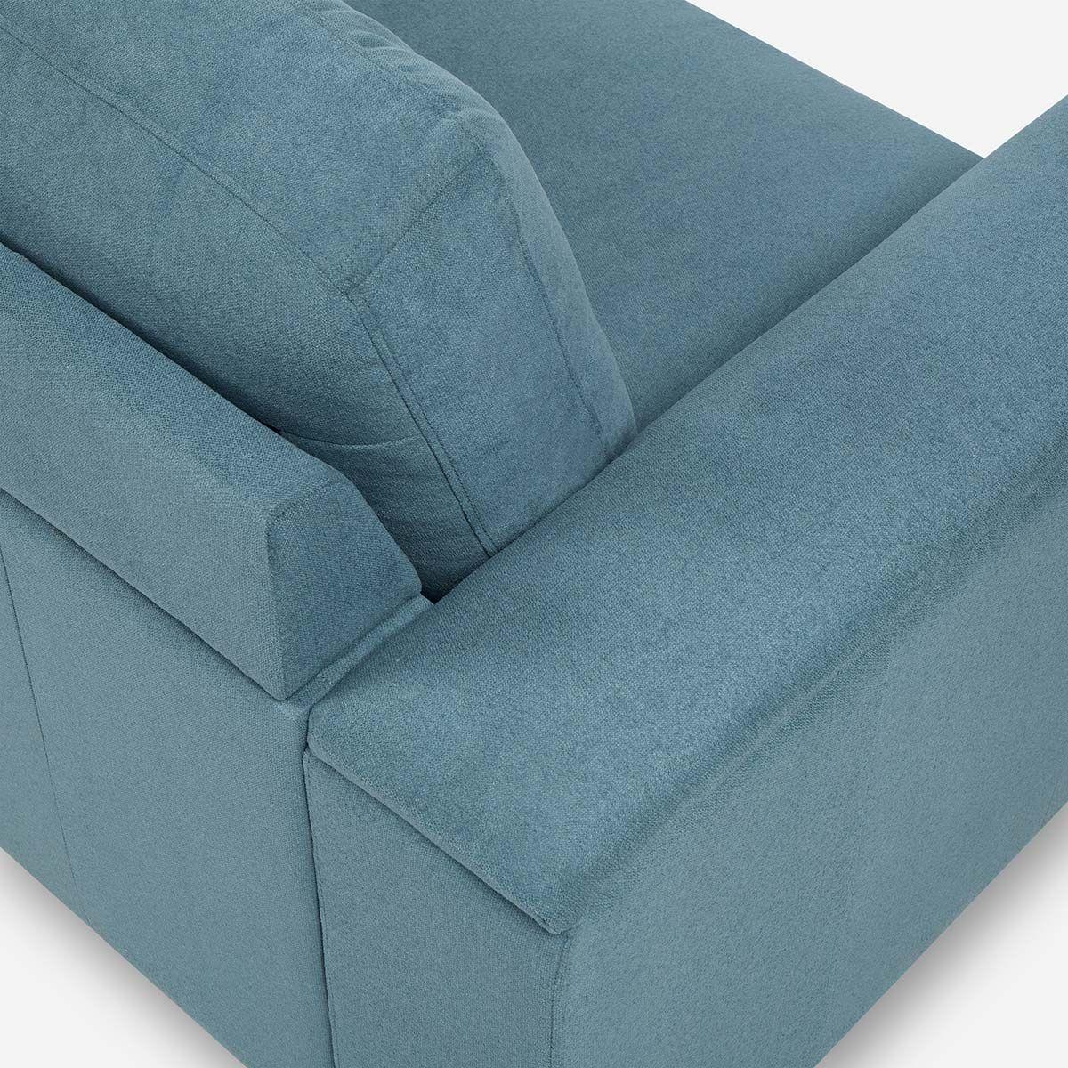 Sofá Rosen Robleda 3 Cuerpos Tela Denim-6