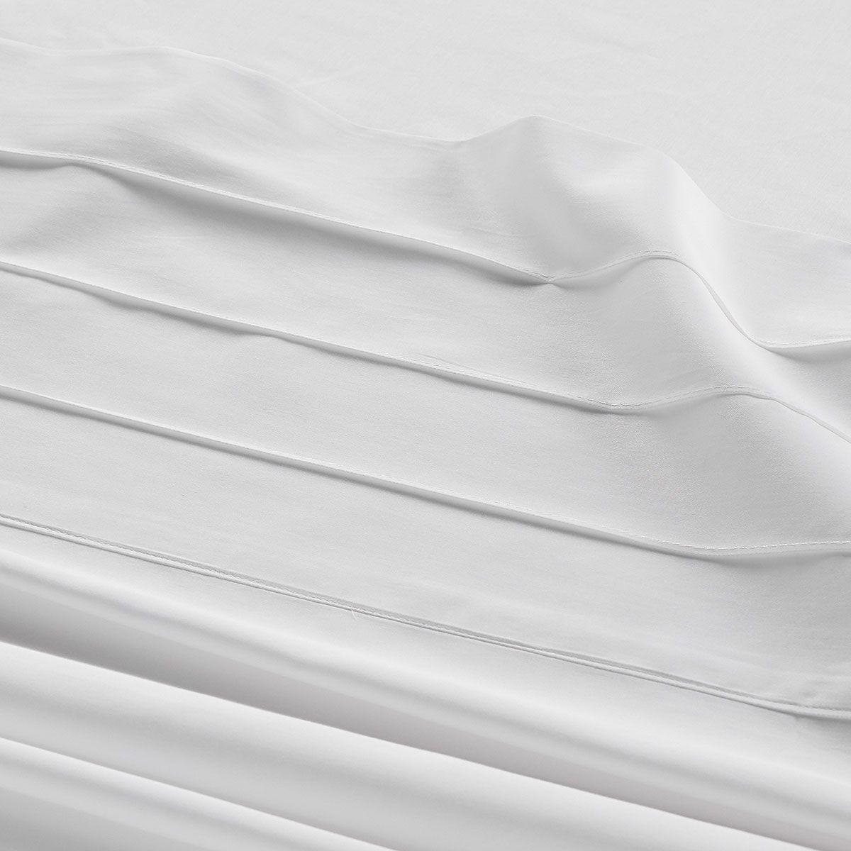Sábana Body Shape 300 Hilos Algodón Lisa Blanca Súper King-2