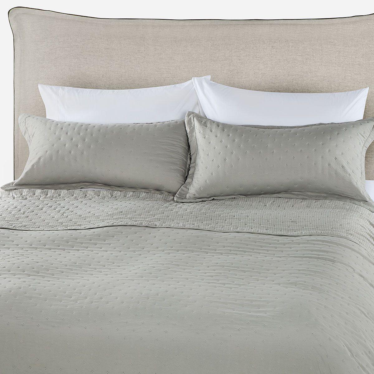 Cubrecama Reversible Supersoft Verde Salvia King-1