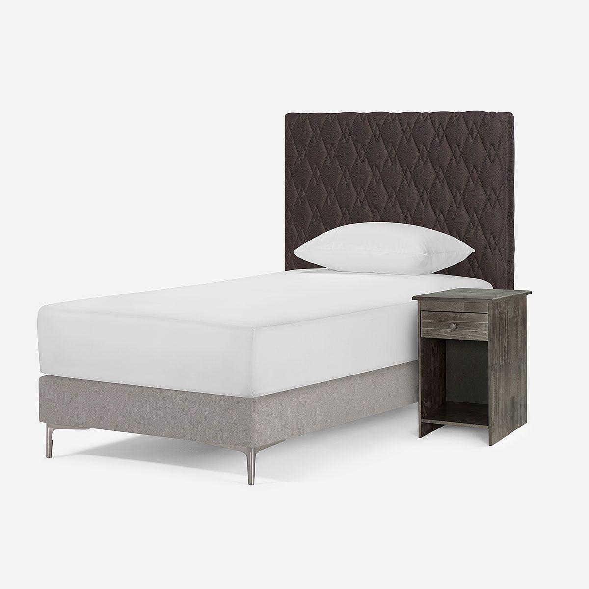 Set de Muebles Ivar 1.5 Plazas Chocolate-2