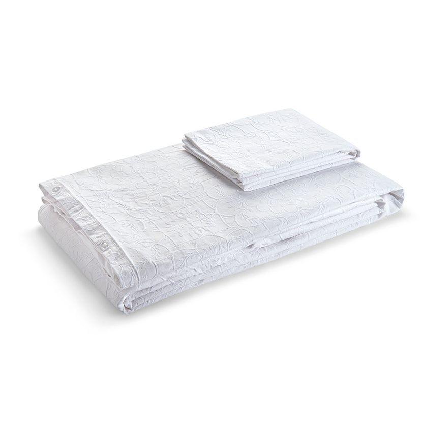Funda Plumón Rosen Algodón Timeless Isabel Super King Blanco-7