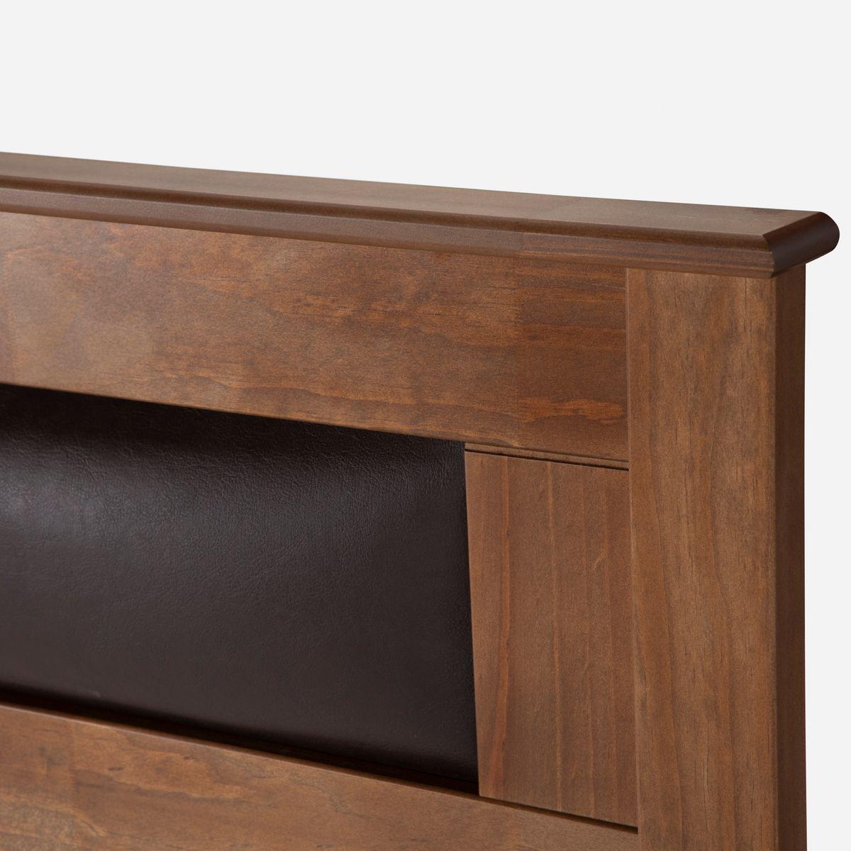 Cama Europea Pratta 2 Plazas Pata Acero + Respaldo Ferrara-3