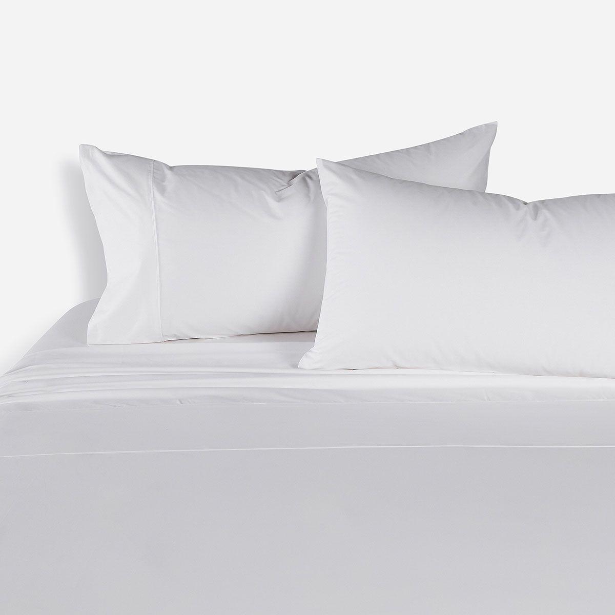 Sábana Rosen 200 Hilos Algodón Lisa Blanca Súper King-0