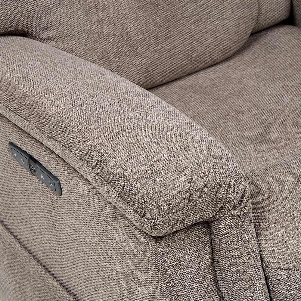 Bergere Kingston Eléctrico Tela Taupe-9