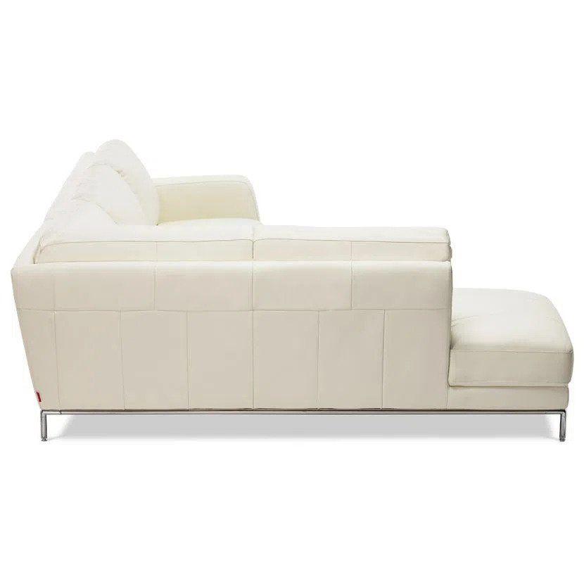 Sofá Seccional Rosen Kris Izquierdo Cuero Ivory-3