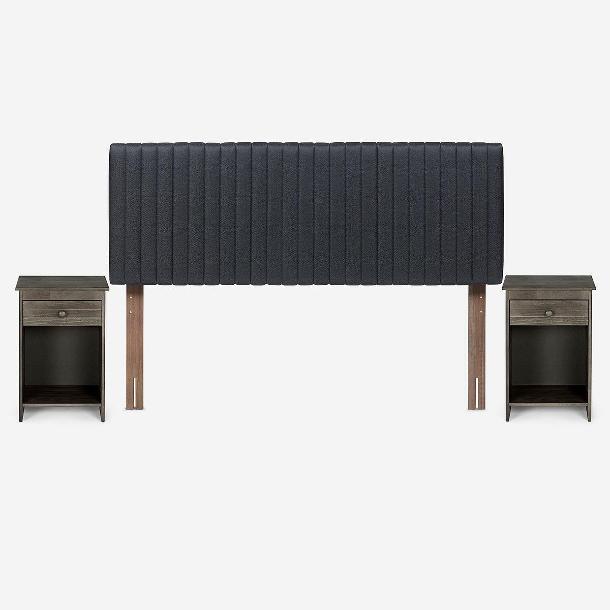 Set de Muebles Lucio II King Grafito-0