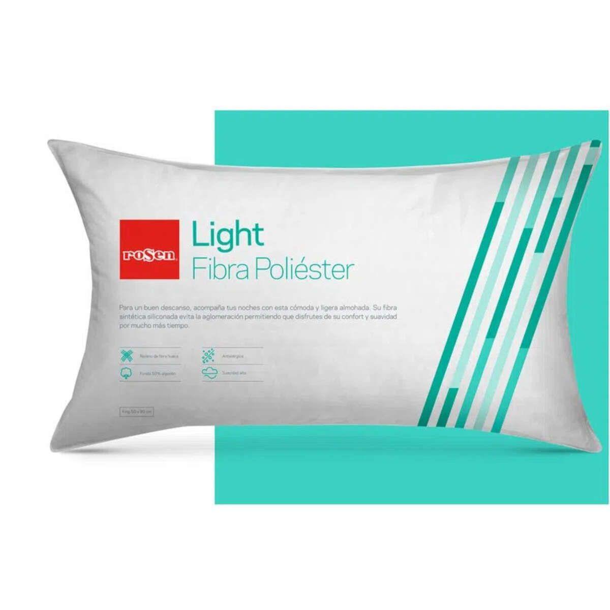 Almohada Rosen Fibra Light King 50x90 cm-0