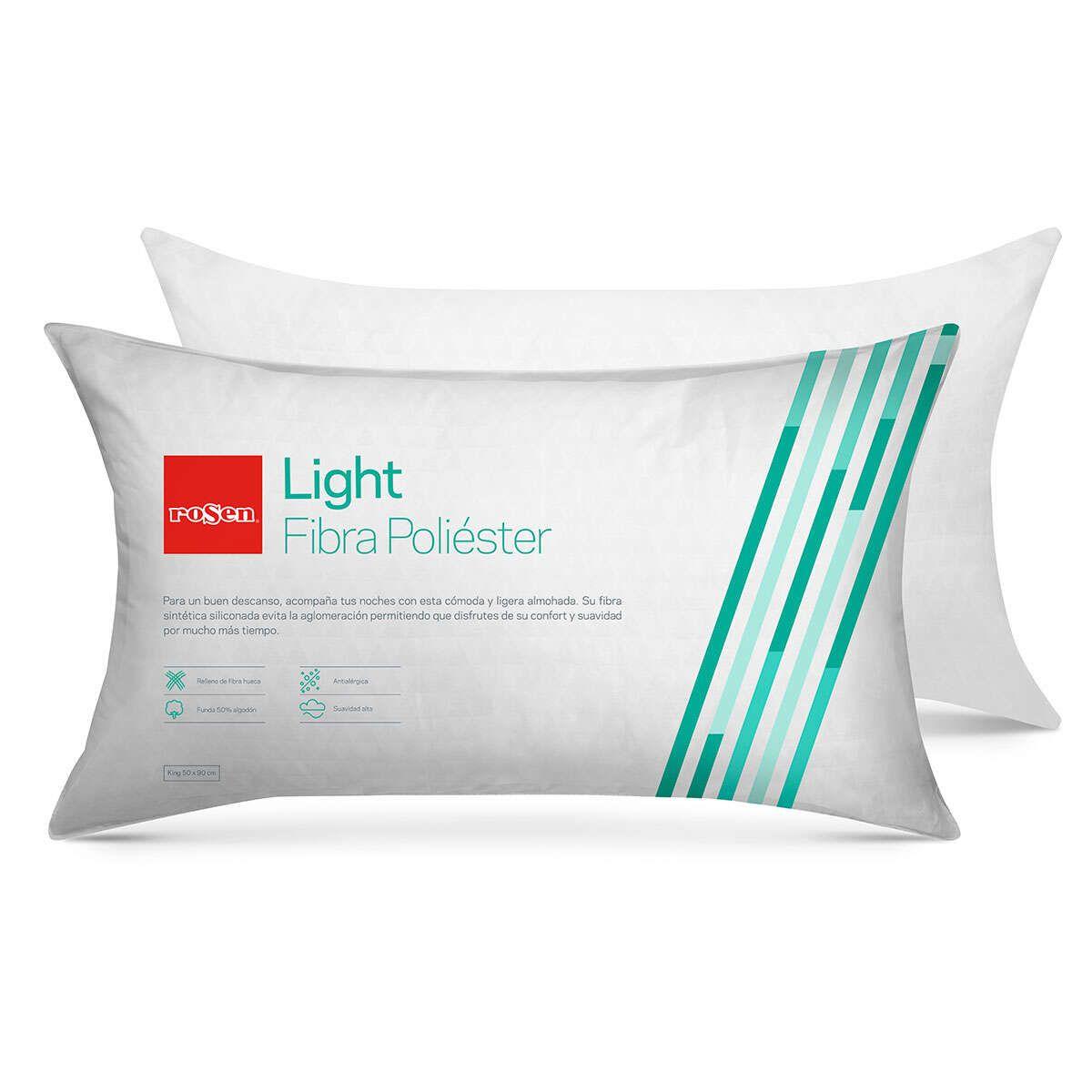 Almohada Rosen Fibra Light King 50x90 cm-4