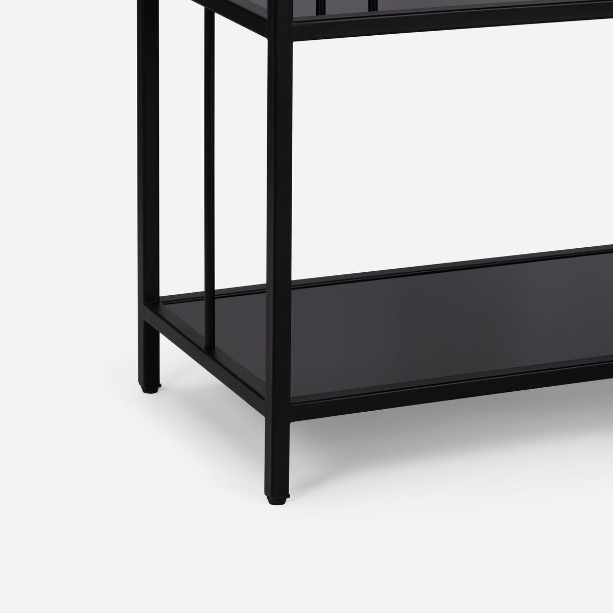 Estante Rosen Sions Hierro-Vidrio Negro-5