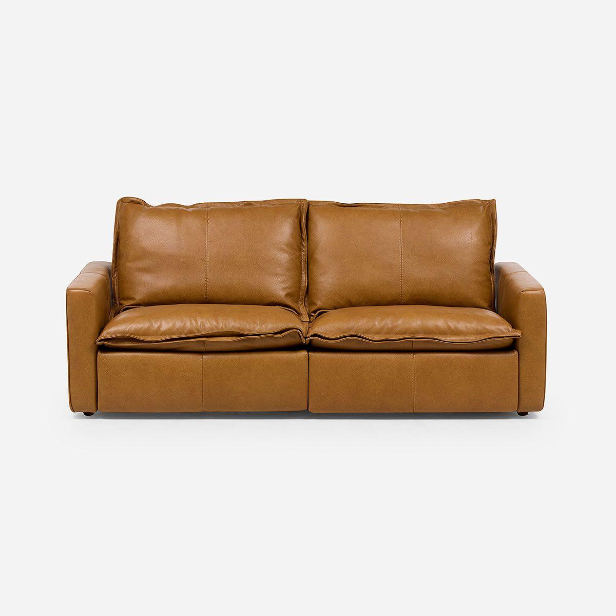 Sofá Reclinable Eléctrico Rolan 2 Cuerpos Camel-2