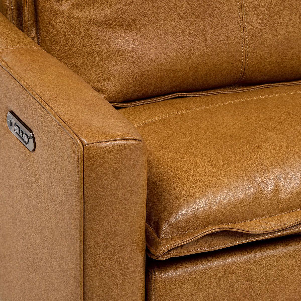 Sofá Reclinable Eléctrico Rolan 2 Cuerpos Camel-8