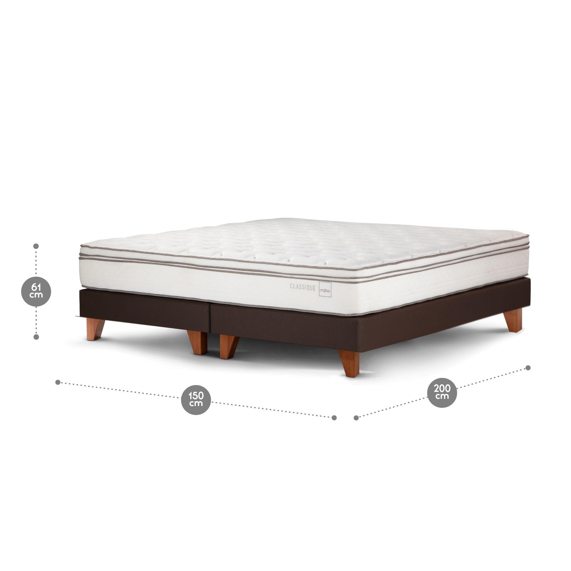 Box Spring Rosen Classique+ 2 Plazas BD 150 x 200 cm-2