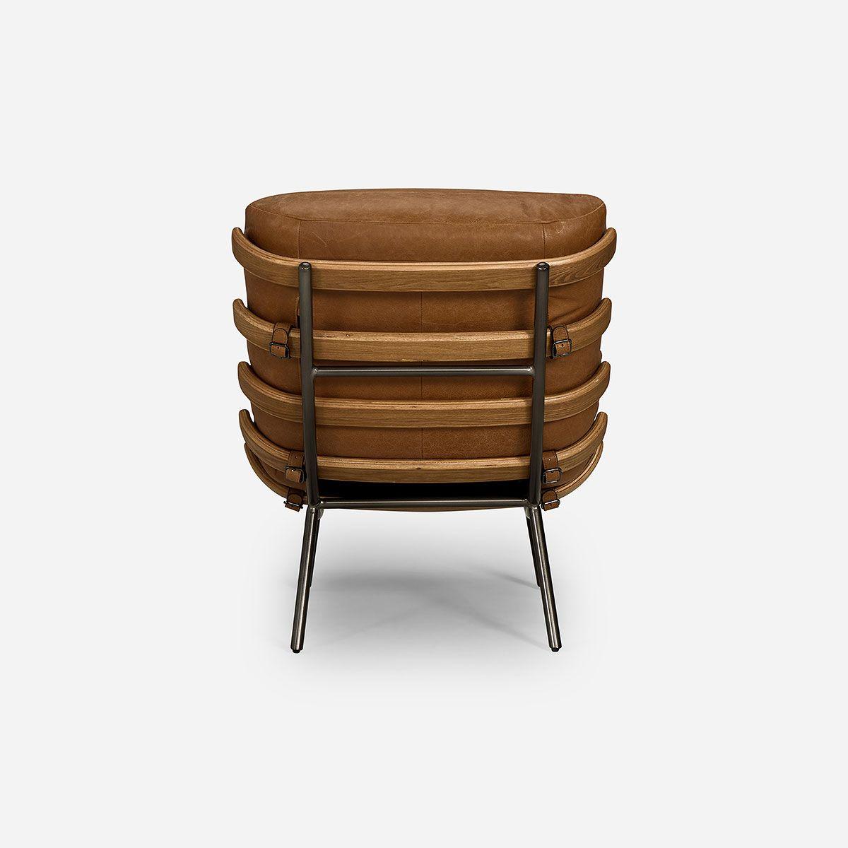 Poltrona Rosen Ponti Cuero Camel-5