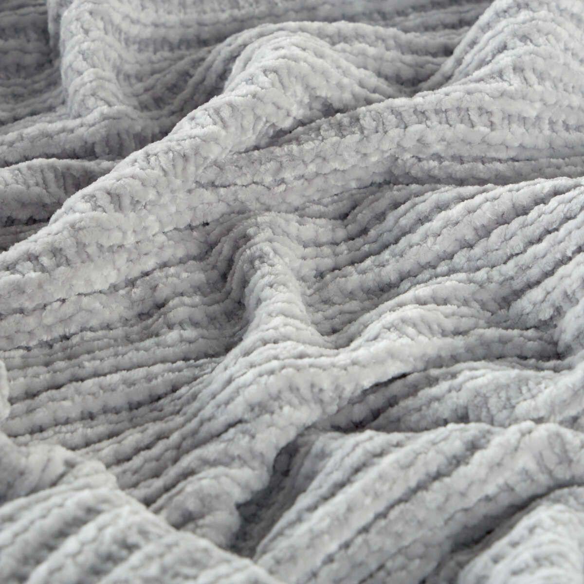 Manta Algodón Rosen Tejida 100 x 140 cm Kids Gris-1