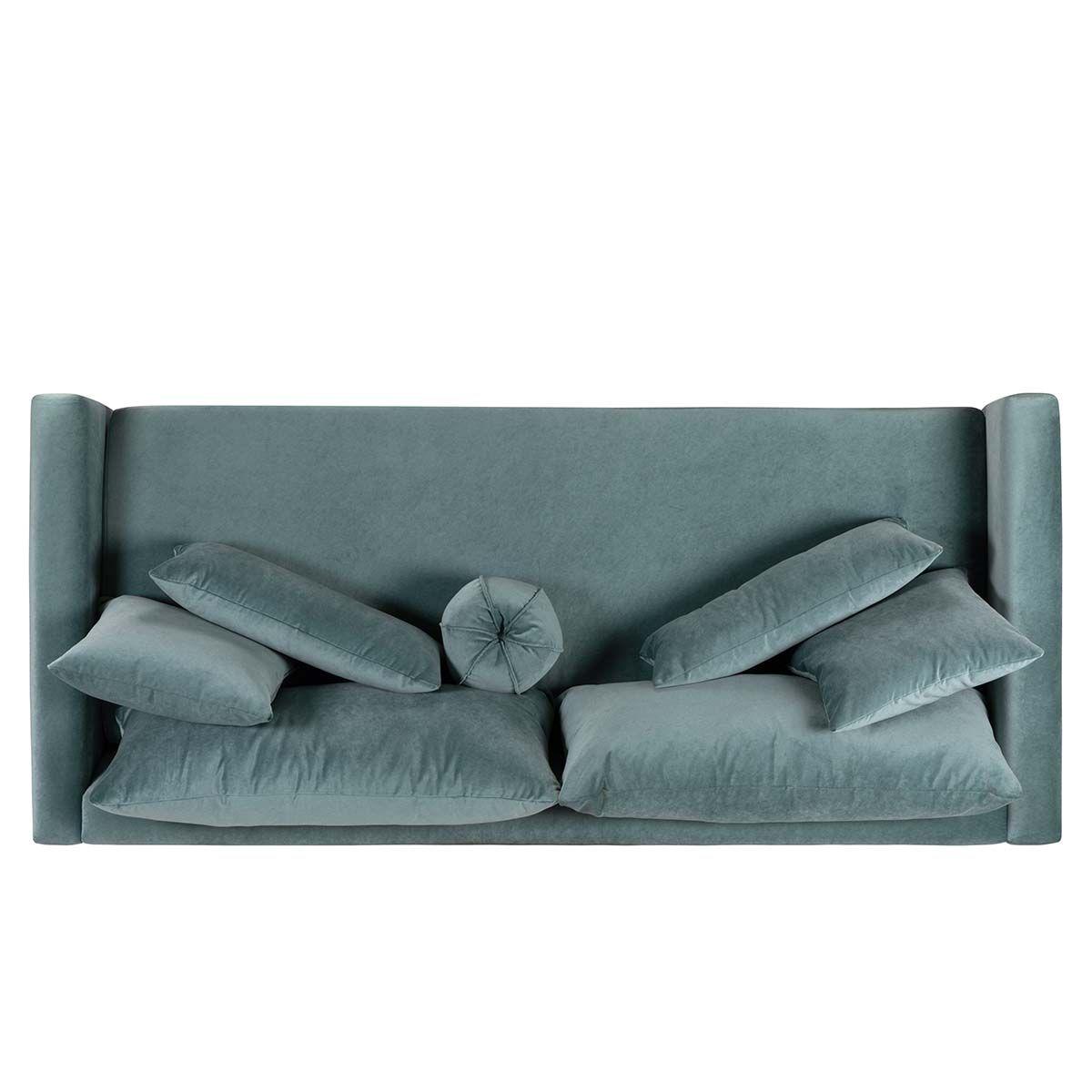Sofá Rosen Conery 3,5 Cuerpos Tela Teal-5