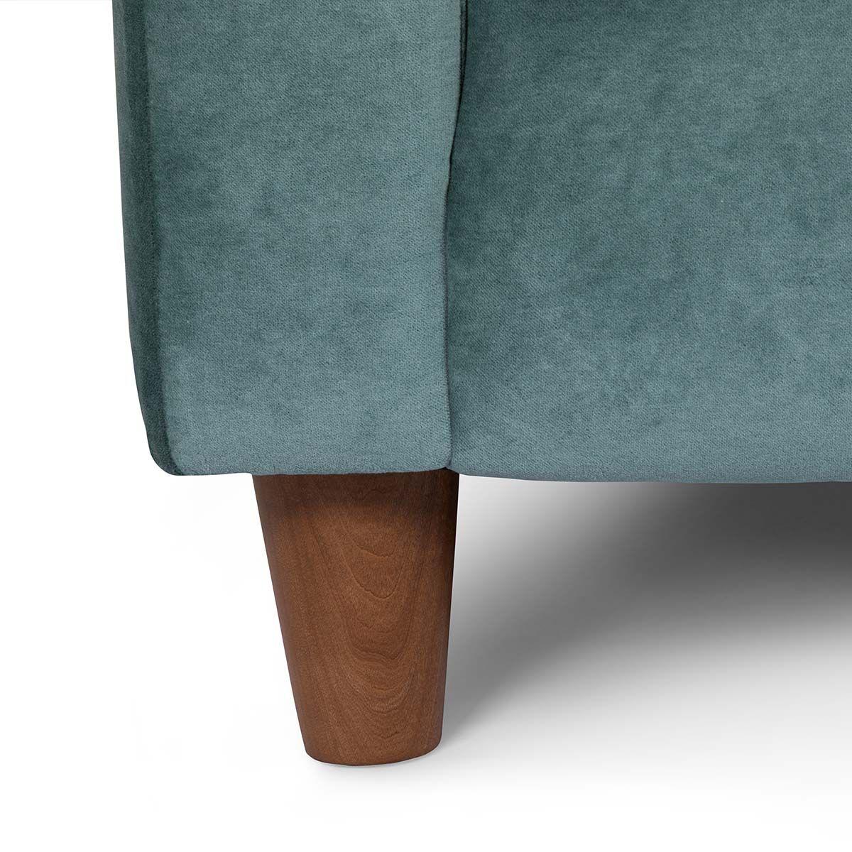 Sofá Rosen Conery 3,5 Cuerpos Tela Teal-8