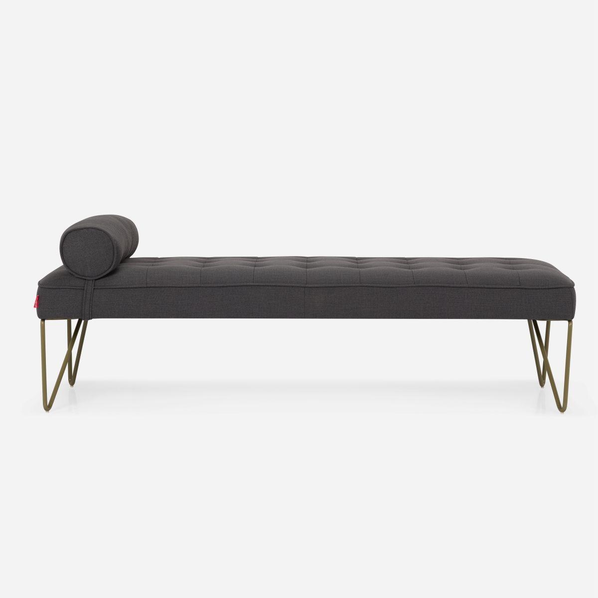 Banqueta Rosen Stepney Tela Charcoal-3