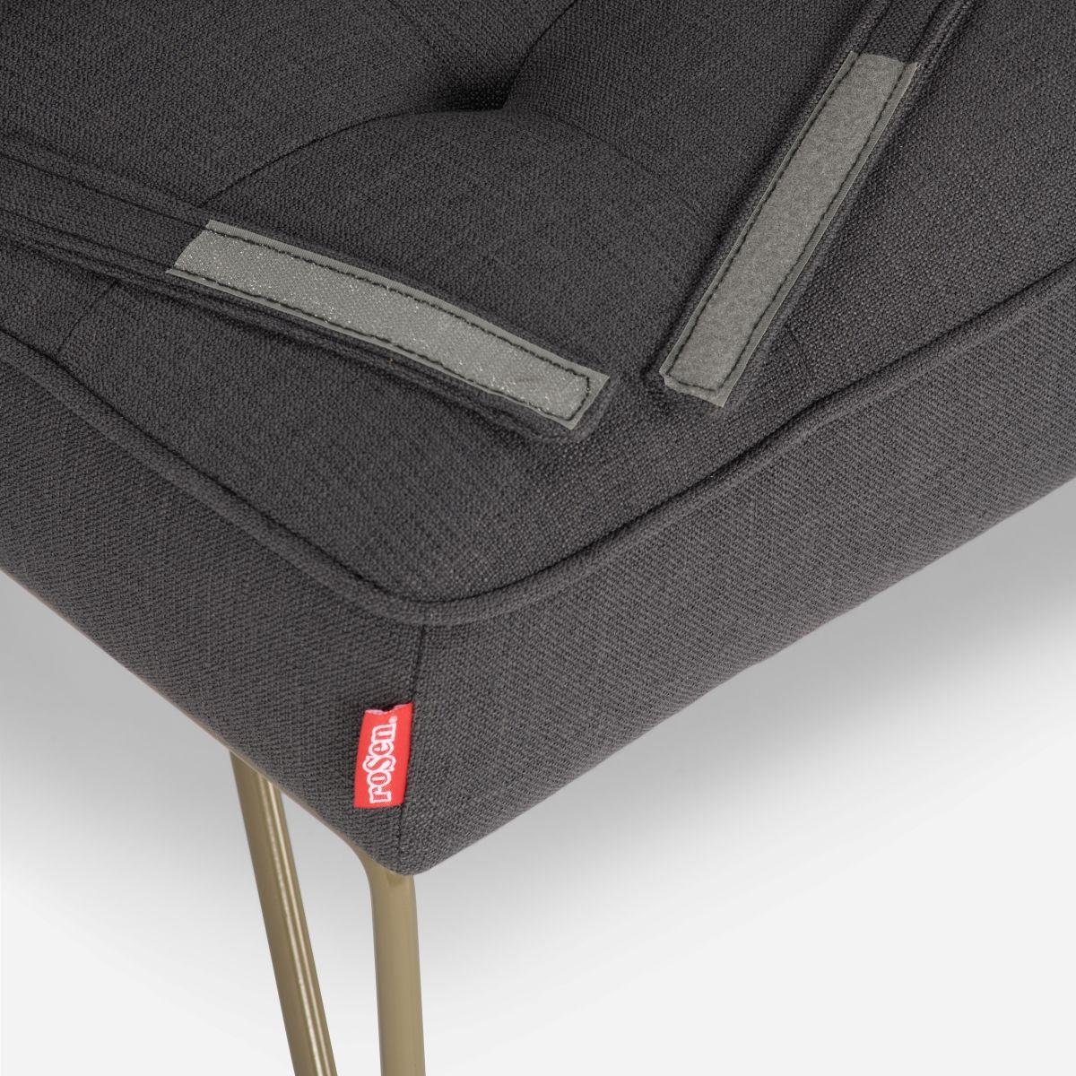 Banqueta Rosen Stepney Tela Charcoal-7