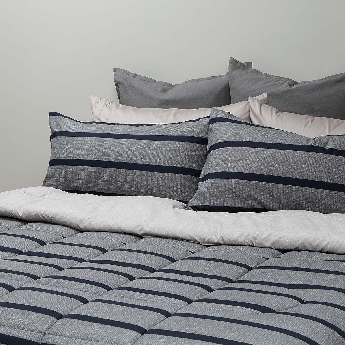 Plumón Soft Touch Alonso Black 2 Plazas-2